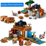 Minecraft lego minecraft Suitable for lego Minecraft Series 21269 Armadillo Mine Adventure Education
