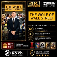 The Wolf of Wall Street 4K UHD Dolby Atmos Entertainment Edition (Digital NO CD)