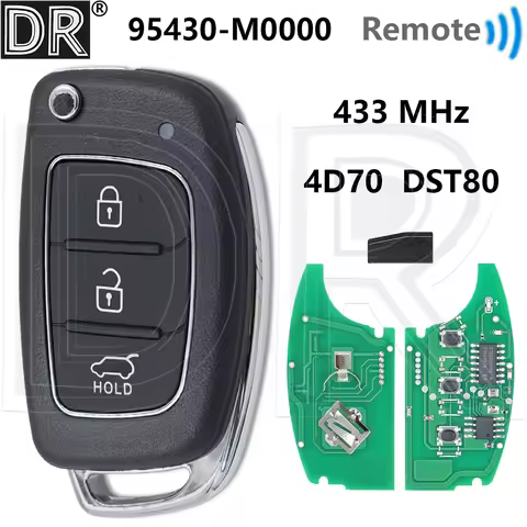 Great 433 MHz 4D70 DST80 Chip HY15 95430-M0000 Flip Car Remote Key For Hyundai Creta 2016 2017 2018 