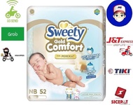 Pampers Sweety Comfort Gold Newborn 52 Popok Bayi