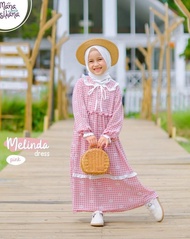 Gamis Anak Perempuan Melinda Motif Bunga / Dress Anak Muslim Ready Kak
