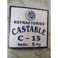 Refractory Cement C-15 5Kg – Fire Resistant Cement Temperature 1500°C C C C | Furnace, Furnace, Boil