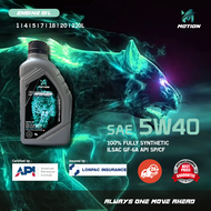 MOTION 5W40 Fully Synthetic Oil 4L 1L Engine Oil Lubricant 5w-40 API SP Benz Nissan Proton Perodua H