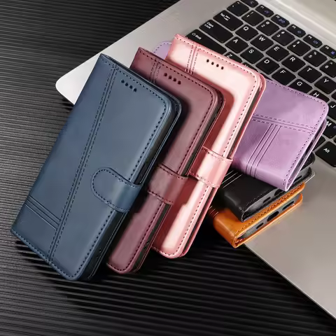 Magnetic Leather Case For Redmi Note 15 14 14S 13 12 12S 11 10 9 8 8T Pro Plus Turbo Speed 4G 5G Pre