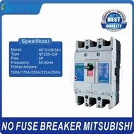 NFB (NO FUSE BREAKER) MCCB 3P MITSUBISHI NF250-CW 150A 175A/ 200A/ 225A/ 250A BEST QUALITY.