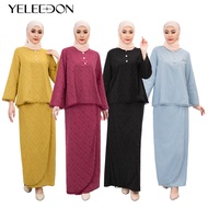 Yeleedon zehra baju sulam kurung moden kedah BAJU KURUNG Moden Baju raya 2025 KEDAH SULAM FLORAL Kur