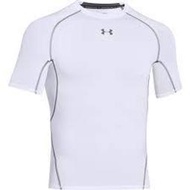 野球人生---UA HeatGear® Armour™強力伸縮型短袖T恤 1257468-100