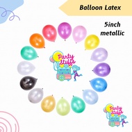 5 inch metallic balloon 5 inch shiny balloon/