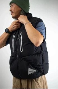 And Wander x Gramicci Down Vest 重磅聯名戶外防水登山羽絨背心 馬甲