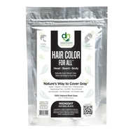 Black Henna Hair Color For All Kit | 100% All Natural Indigo Powder Hair Dye & Beard Dye (Midnight N
