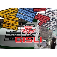 NAMA sulam Name Tag Sulam embroidery