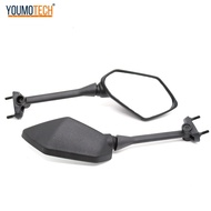 ล้างเลนส์แข่งรถจักรยานยนต์มองหลังกระจกมองข้างกีฬาจักรยานกระจกมองหลังสำหรับ KAWASAKI Ninja 650r Ninja