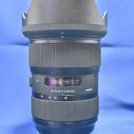 新淨 Sigma 24-35mm F2 DG ART For Canon 恆定F2光圈 影人 風景 低光拍攝一流 5D 6...