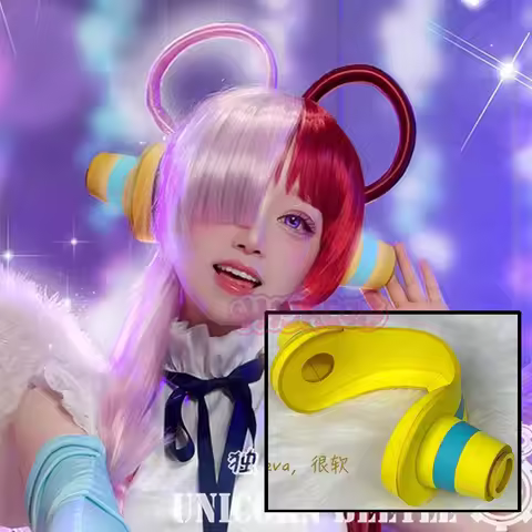 Uta Cosplay Headwear Headphones Anime Uta Red Halloween Earphone Props Woman Girl Cosplay Hair UTA W