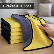 Microfiber Cloth 10 pcs | Microfiber Cleaning Cloth 30x30 | Car Cleaning Cloth | Motorcycle Cleaning