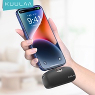 【50% OFF Voucher】Kuulaa Powerbank พาวเวอร์แบงค์ ขนาดเล็ก แบบพกพา 5000mah Power Bank สําหรับSamsung Huawei Xiaomi iPhone 14 13 12 pro max แบตสำรองไร้สายแบบ Fast Charge iPhone 8 7 6 5 ของแท100%