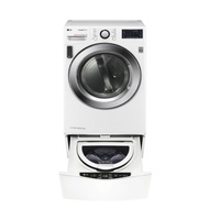 LG樂金【WR-16HW-WT-D250HW】16公斤免曬衣機+2.5公斤溫水洗衣機(含標準安裝)