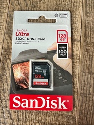 SanDisk SDXC UHS-I Card 128GB speak up to 100 MB/s