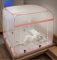 ( HOT 2024) Mùng ngủ.mùng xếp gọn Thông Minh 1m8x2m Màn Ngủ Chụp Tự Bung Sợi Thép Siêu To Mùng Xếp G