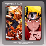 HK-62 Naruto Itachi Uchiha Glass KACA Casing for OPPO Realme A33 A53 C17 A53S 7i A31 A32 2020