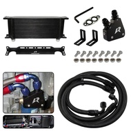 AN10 Oil Cooler w/ Bracket Kit 15/16 Row Engine For GM Chevrolet Corvette Camaro C5 C6 LS1 LS2 1997-