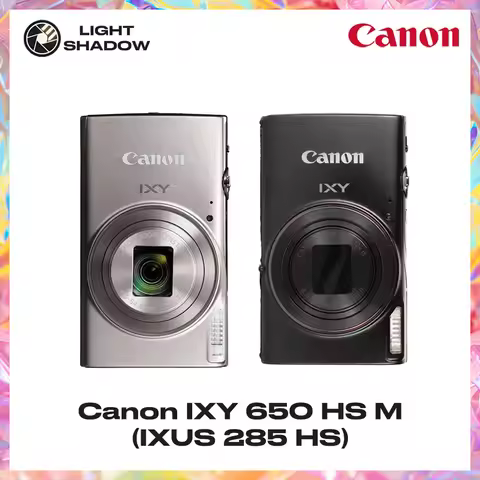 Canon IXY 650 HS M（IXUS 285） Compact Digital Camera Silver | 12x Optical Zoom Travel-Friendly Point 