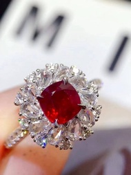 公會Guild無燒紅寶石戒指純正鴿血紅