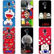 For LG G7 G7 ThinQ Soft silicone case soft casing soft TPU Back cover Anime painted print Colorful Cartoon Pattern