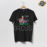 ONE PIECE RORONOA ZORO ANIME T-SHIRT ONE PIECE ZORO T-SHIRT/