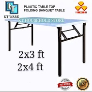 Heavy Duty Foldable Plastic Top Banquet Table/ Folding Banquet Table/ Function Table/ Catering Table