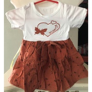 005 Baby Girl Korean Cute Dress 2 Designs ( for 1 - 2 yr old )