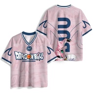 2026 Anime Dragon Ball Kid Buu 02 Black Purple 3DV Collar Children's Unisex Jerseys Street Wear Shor