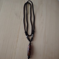 Dzi 9 Eyed Bead(Diameter - 13.8mm/39mm) + Dzi 3 Eyed Bead(Diameter - 7.7mm/11mm) Length - 68cm