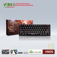 VSP Esport VM05 Mini Mechanical Gaming Keyboard - 9 Led modes, 61 Keys