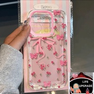 ASminiCartoon Casing Pink Bow Rose Red Cherry Case For Mi Poco X6 X7 X3 X5 F5 M6 F6 Pro F3 Mi 14T 13