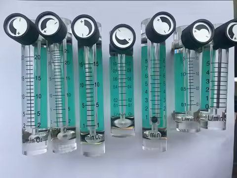 Air Oxygen Gas Flow Meter Flowmeter Caudalimetro Counter Flow Indicator O2 Oxigen Gas Meter Flow Dev