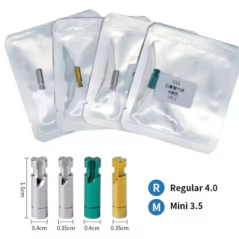 1pc Dental Lab Implant Analog Plaster Mini Regural Compatible With Osstem Hiossen