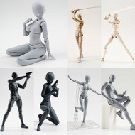 14cm Sketch Draw Male Female Movable Body Kun Body Chan Joint Pain Anime Figure Shf Action Figure To