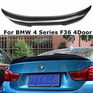For BMW F36 Spoiler Carbon Fiber 4 Series 4 Door Gran Coupe F36 PSM style Spoiler 2014- UP 420i 420d