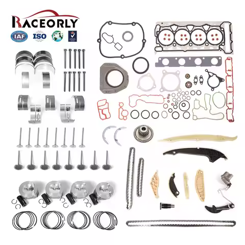 RACEORLY Engine Overhaul Kit STD Piston Ξ¦23mm For VW GTI Audi 2.0 CDN CCT CCZ