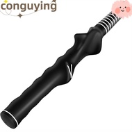 PONGUX Golf Swing Training Grip, Right-Handed Left-Handed Golf Club Grip,  Universal Black Golf Grip