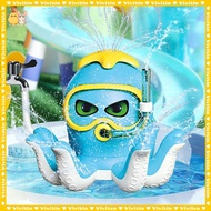 Octopus Design Rotating Spray Head Automatic Sprinkler,Water Sprinkler Outdoor Yard Toy