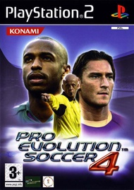 Pro Evolution Soccer 4 PS2 แผ่นเกมส์ps2 PES2004 แผ่นไรท์ เกมเพทู เกมps2 เกมบอลวินนิ่งpes4 ps2