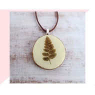 Natural Wood Wood Necklace Leaf Necklace 7