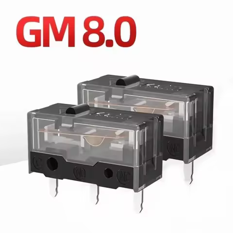 1Pcs New Kailh GM 8.0 micro switch GM8.0 Gold Contactor 80 Million Click Life Computer mouse left ri