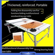 Multifunctional sliding table saw precision folding saw table miter cutting table woodworking cutting table tablesaw