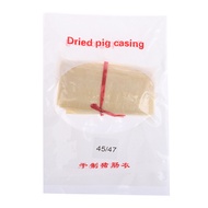 JIANG 8 Meters x 45/47MM Dry Collagen Sausage Casing Tube Meat Sausages Casing