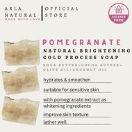 [ARLA] Shea Butter Pomegranate Infused Cold Process Soap 65g+-