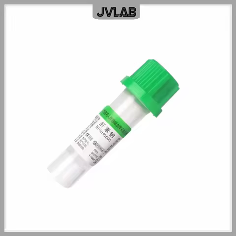 Sterile Micro Blood Collection Tube with Heparin Sodium Additives Green Cap Vac Tube Vacutainer for 