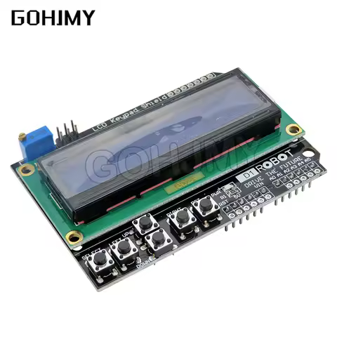 LCD1602 1602 Blue / Yellow Green LCD Module Screen 16x2 Character LCD Display PCF8574T PCF8574 IIC I